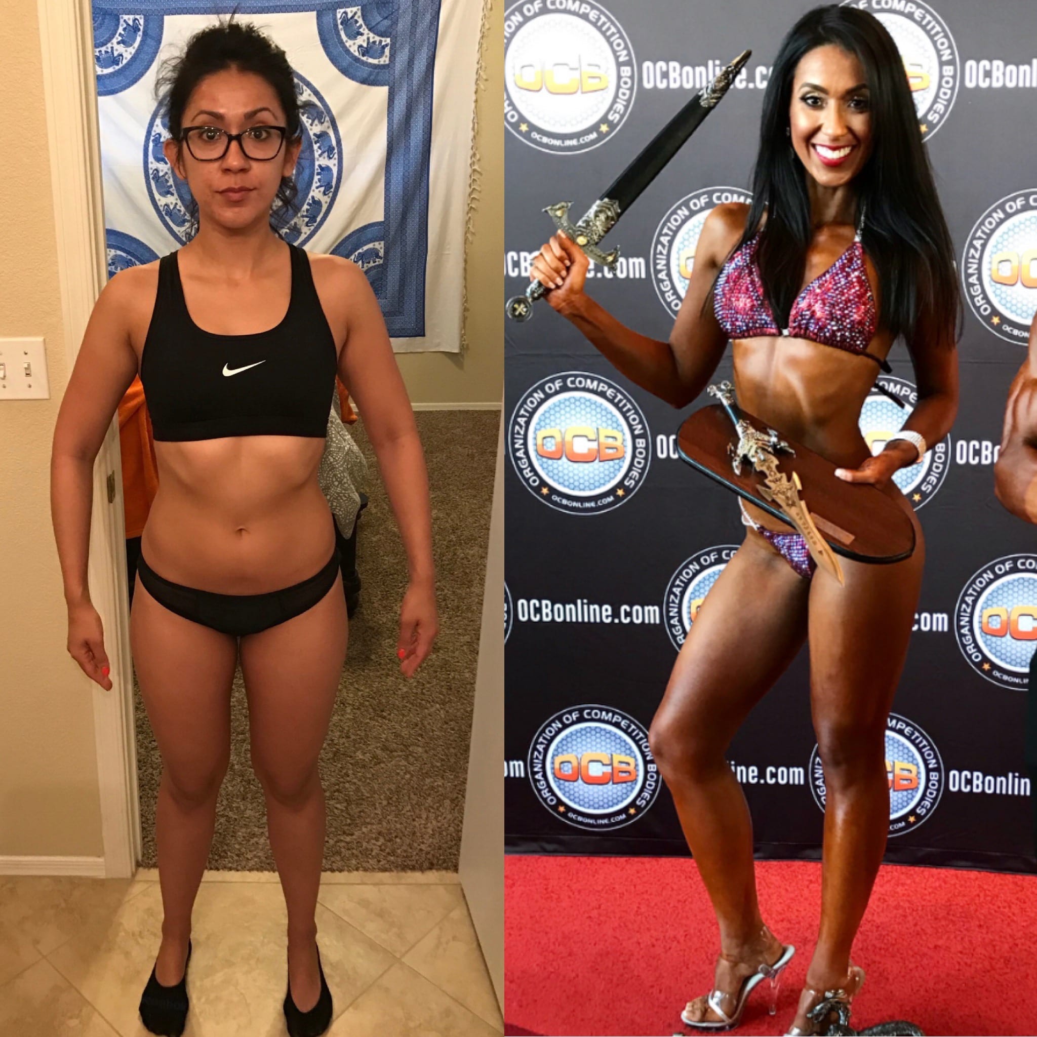 personal training and nutrition progress and contest
